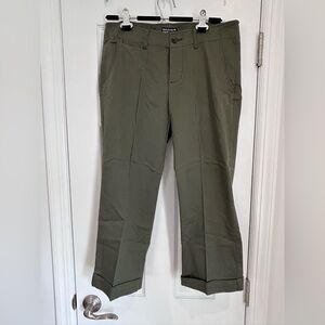 NWOT Polo Jeans Co Ralph Lauren Olive Green Capri Pants Size 8